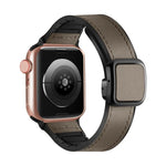 Dây đồng hồ silicone PU khóa vuông nam châm gập, Dành cho Apple Watch Series 4 44mm, Dành cho Apple Watch Series 4 40mm, Dành cho Apple Watch Series 3 38mm, Dành cho Apple Watch Series 3 42mm
