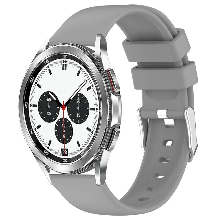 Dây đồng hồ silicone màu trơn 20mm, Dành cho Samsung Galaxy Watch 4 Classic 42mm, Dành cho Samsung Galaxy Watch Active 2 44mm, Dành cho Samsung Galaxy Watch Active 2 40mm, Dành cho Samsung Galaxy Watch 42mm