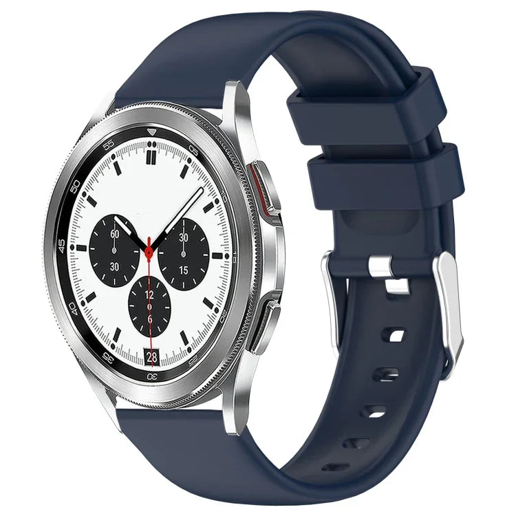 Dây đồng hồ silicone màu trơn 20mm, Dành cho Samsung Galaxy Watch 4 Classic 42mm, Dành cho Samsung Galaxy Watch Active 2 44mm, Dành cho Samsung Galaxy Watch Active 2 40mm, Dành cho Samsung Galaxy Watch 42mm