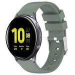 Dây đồng hồ silicone màu trơn 20mm, Dành cho Samsung Galaxy Watch 4 Classic 42mm, Dành cho Samsung Galaxy Watch Active 2 44mm, Dành cho Samsung Galaxy Watch Active 2 40mm, Dành cho Samsung Galaxy Watch 42mm