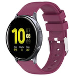 Dây đồng hồ silicone màu trơn 20mm, Dành cho Samsung Galaxy Watch 4 Classic 42mm, Dành cho Samsung Galaxy Watch Active 2 44mm, Dành cho Samsung Galaxy Watch Active 2 40mm, Dành cho Samsung Galaxy Watch 42mm