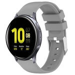 Dây đồng hồ silicone màu trơn 20mm, Dành cho Samsung Galaxy Watch 4 Classic 42mm, Dành cho Samsung Galaxy Watch Active 2 44mm, Dành cho Samsung Galaxy Watch Active 2 40mm, Dành cho Samsung Galaxy Watch 42mm