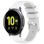 Dây đồng hồ silicone màu trơn 20mm, Dành cho Samsung Galaxy Watch 4 Classic 42mm, Dành cho Samsung Galaxy Watch Active 2 44mm, Dành cho Samsung Galaxy Watch Active 2 40mm, Dành cho Samsung Galaxy Watch 42mm