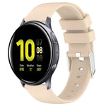 Dây đồng hồ silicone màu trơn 20mm, Dành cho Samsung Galaxy Watch 4 Classic 42mm, Dành cho Samsung Galaxy Watch Active 2 44mm, Dành cho Samsung Galaxy Watch Active 2 40mm, Dành cho Samsung Galaxy Watch 42mm