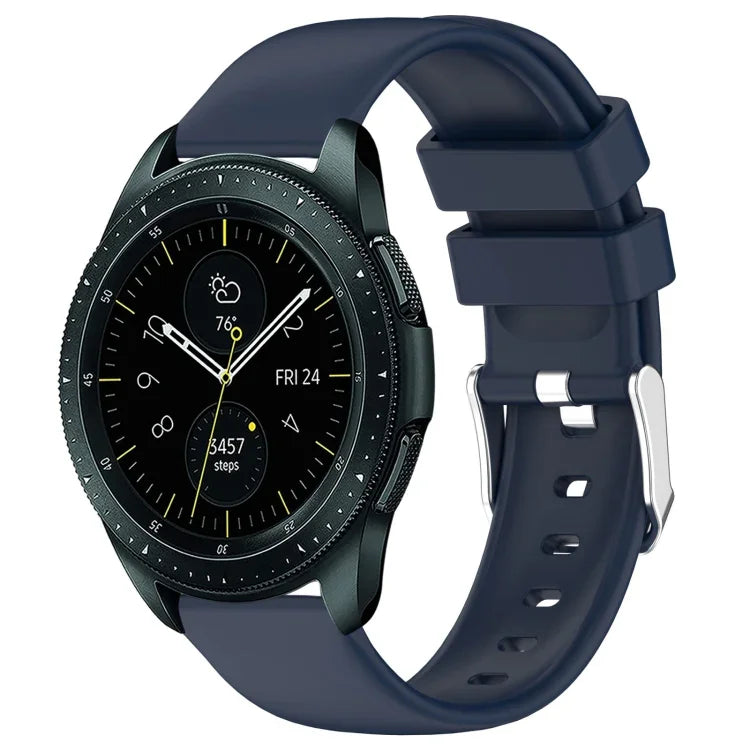 Dây đồng hồ silicone màu trơn 20mm, Dành cho Samsung Galaxy Watch 4 Classic 42mm, Dành cho Samsung Galaxy Watch Active 2 44mm, Dành cho Samsung Galaxy Watch Active 2 40mm, Dành cho Samsung Galaxy Watch 42mm