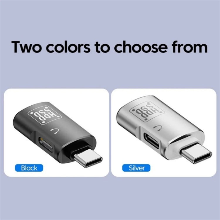 JS-109 Bộ chuyển đổi OTG USB-C / Type-C sang Type-C + USB 3.0 cho tai nghe kỹ thuật số và ổ đĩa U, Type-C sang Type-C + USB
