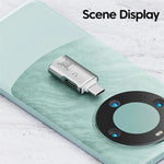 JS-109 Bộ chuyển đổi OTG USB-C / Type-C sang Type-C + USB 3.0 cho tai nghe kỹ thuật số và ổ đĩa U, Type-C sang Type-C + USB