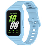 For Samsung Galaxy Fit 3 Integrated TPU Watch Band, Red, Black, White, Orange, Beige, Pink, Cyan, Sky Blue, Dark Green, Dark Blue, Green, Purple