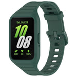 For Samsung Galaxy Fit 3 Integrated TPU Watch Band, Red, Black, White, Orange, Beige, Pink, Cyan, Sky Blue, Dark Green, Dark Blue, Green, Purple