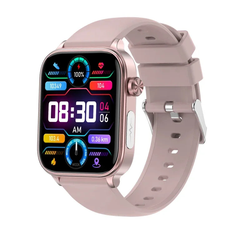 Đồng hồ thông minh ET570 màn hình màu 1.96 inch, Dây silicone, Hỗ trợ gọi Bluetooth / ECG