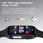 Đồng hồ thông minh ET570 màn hình màu 1.96 inch, Dây silicone, Hỗ trợ gọi Bluetooth / ECG