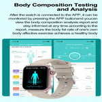 Đồng hồ thông minh ET570 màn hình màu 1.96 inch, Dây silicone, Hỗ trợ gọi Bluetooth / ECG