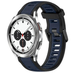 Dây đeo đồng hồ silicone hai màu họa tiết 20mm, dành cho Samsung Galaxy Watch 4 Classic 42mm, dành cho Samsung Galaxy Watch Active 2 44mm, dành cho Samsung Galaxy Watch Active 2 40mm, dành cho Samsung Galaxy Watch 42mm