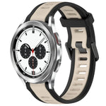 Dây đeo đồng hồ silicone hai màu họa tiết 20mm, dành cho Samsung Galaxy Watch 4 Classic 42mm, dành cho Samsung Galaxy Watch Active 2 44mm, dành cho Samsung Galaxy Watch Active 2 40mm, dành cho Samsung Galaxy Watch 42mm