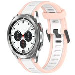 Dây đeo đồng hồ silicone hai màu họa tiết 20mm, dành cho Samsung Galaxy Watch 4 Classic 42mm, dành cho Samsung Galaxy Watch Active 2 44mm, dành cho Samsung Galaxy Watch Active 2 40mm, dành cho Samsung Galaxy Watch 42mm