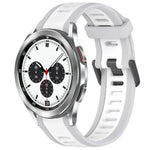 Dây đeo đồng hồ silicone hai màu họa tiết 20mm, dành cho Samsung Galaxy Watch 4 Classic 42mm, dành cho Samsung Galaxy Watch Active 2 44mm, dành cho Samsung Galaxy Watch Active 2 40mm, dành cho Samsung Galaxy Watch 42mm