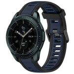 Dây đeo đồng hồ silicone hai màu họa tiết 20mm, dành cho Samsung Galaxy Watch 4 Classic 42mm, dành cho Samsung Galaxy Watch Active 2 44mm, dành cho Samsung Galaxy Watch Active 2 40mm, dành cho Samsung Galaxy Watch 42mm