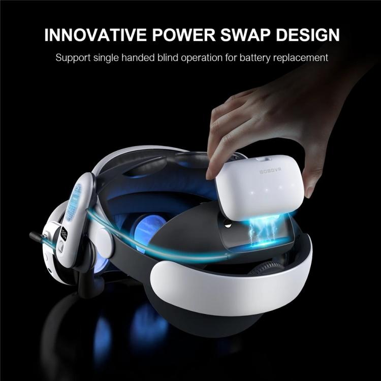 Dây đeo đầu BOBOVR S3 Pro cho Meta Quest 3 VR kèm pin 10000mAh, S3 Pro