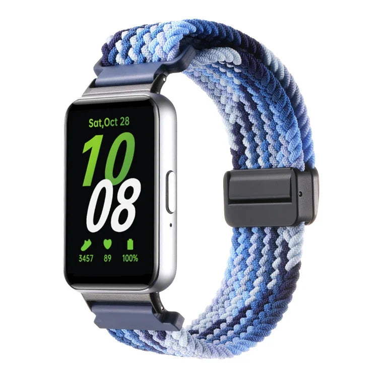 Dây đồng hồ bện nylon khóa nam châm dành cho Samsung Galaxy Fit3