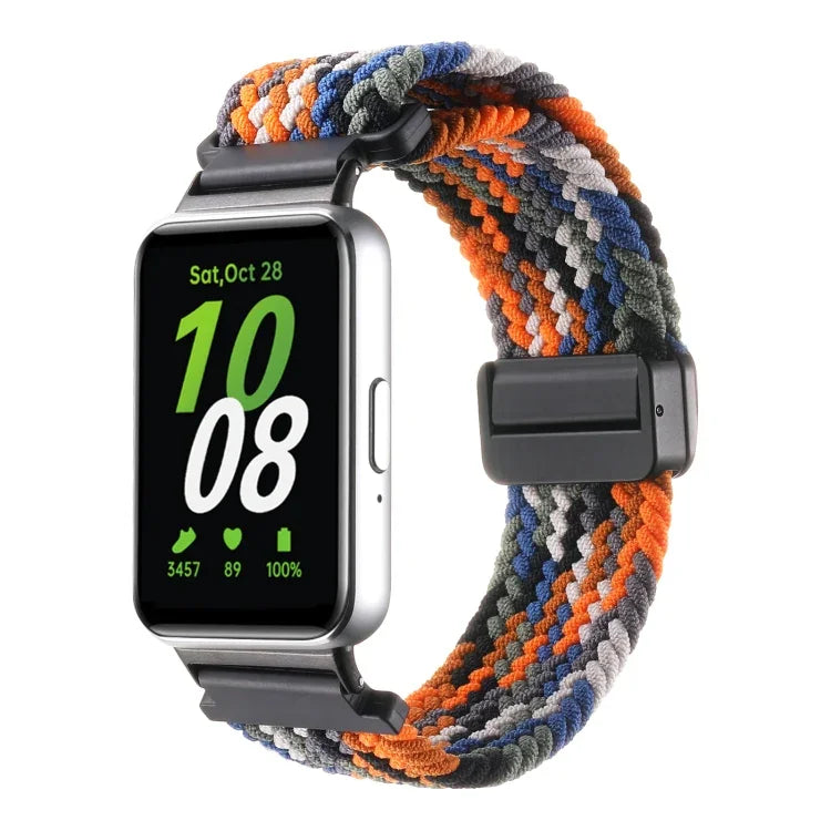 Dây đồng hồ bện nylon khóa nam châm dành cho Samsung Galaxy Fit3
