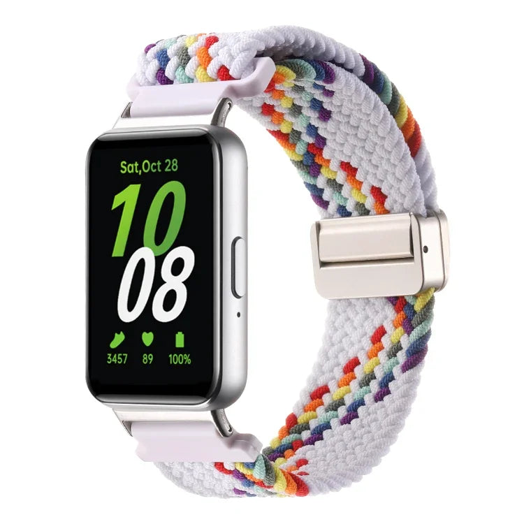 Dây đồng hồ bện nylon khóa nam châm dành cho Samsung Galaxy Fit3