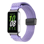 Dây đồng hồ bện nylon khóa nam châm dành cho Samsung Galaxy Fit3