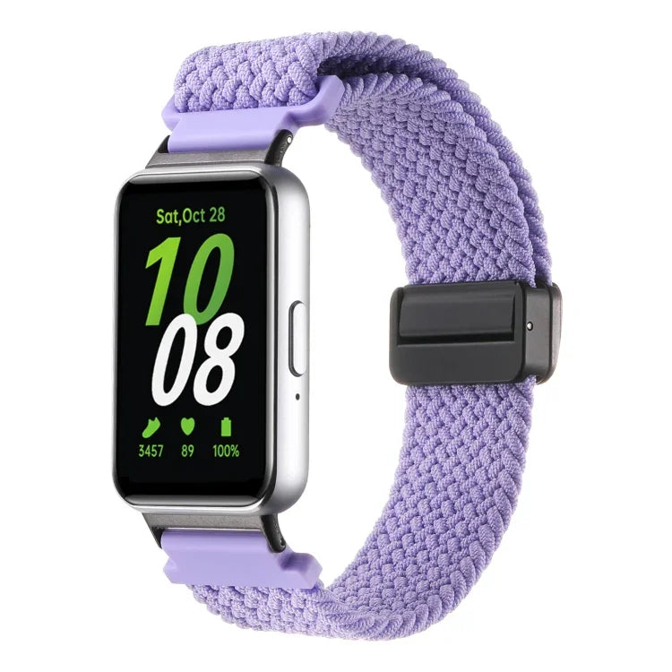 Dây đồng hồ bện nylon khóa nam châm dành cho Samsung Galaxy Fit3