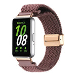 Dây đồng hồ bện nylon khóa nam châm dành cho Samsung Galaxy Fit3