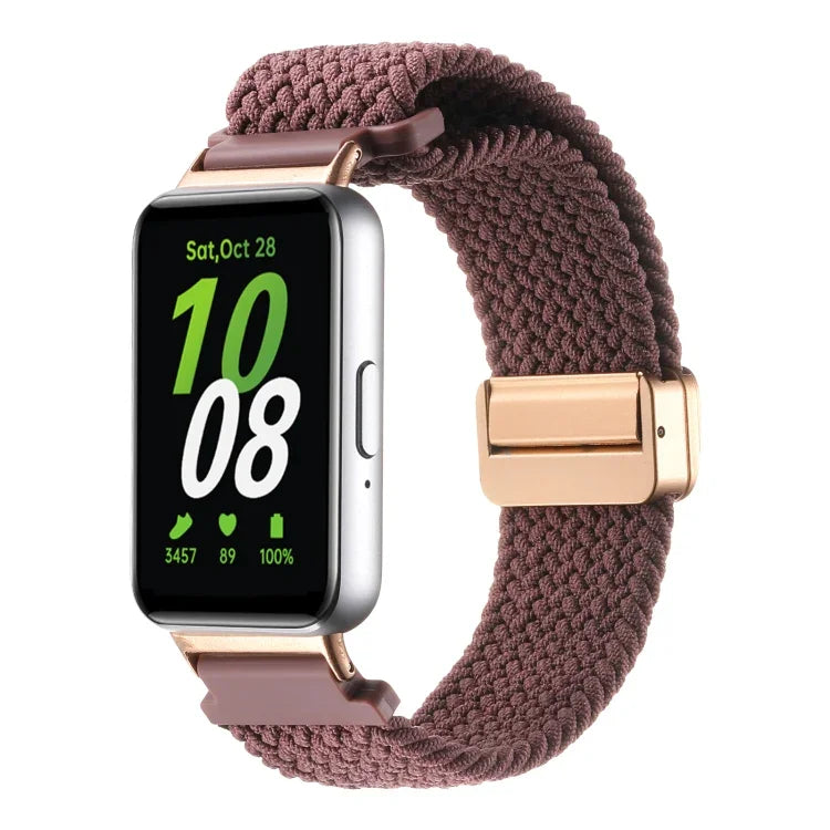 Dây đồng hồ bện nylon khóa nam châm dành cho Samsung Galaxy Fit3