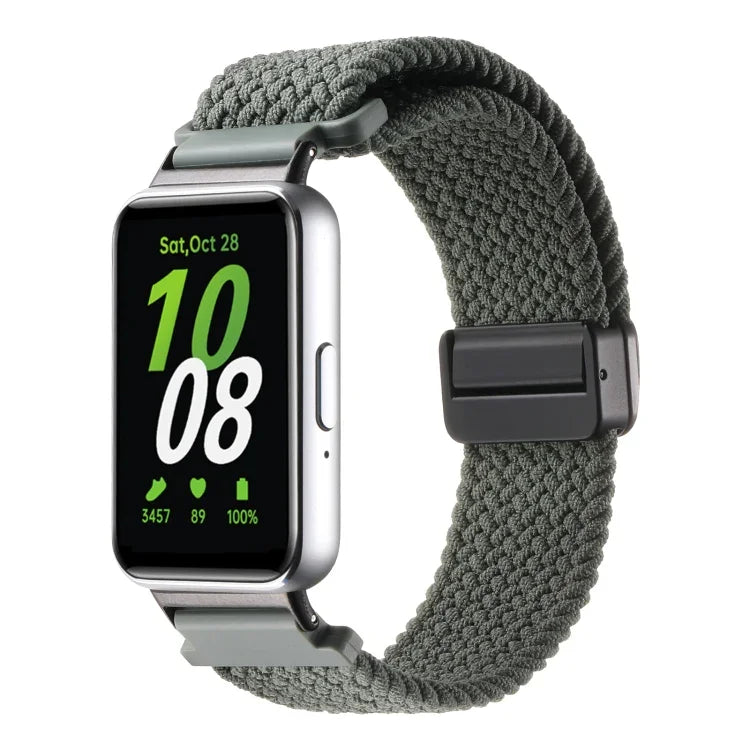 Dây đồng hồ bện nylon khóa nam châm dành cho Samsung Galaxy Fit3