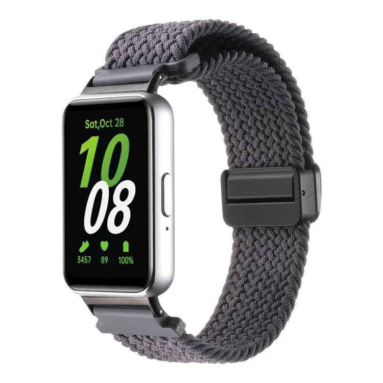 Dây đồng hồ bện nylon khóa nam châm dành cho Samsung Galaxy Fit3