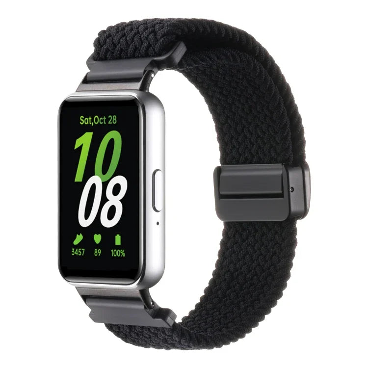 Dây đồng hồ bện nylon khóa nam châm dành cho Samsung Galaxy Fit3