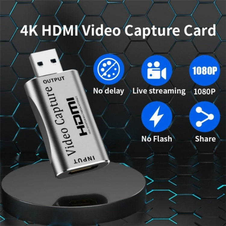 C30 Card ghi hình video HD USB nam sang HDMI nữ hợp kim nhôm cho phát trực tiếp game, C30