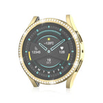 Ốp bảo vệ đồng hồ PC rỗng kim cương đơn cho Samsung Galaxy Watch 7 40mm