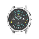Ốp bảo vệ đồng hồ PC rỗng kim cương đơn cho Samsung Galaxy Watch 7 40mm