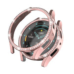 Ốp bảo vệ đồng hồ PC rỗng kim cương đơn cho Samsung Galaxy Watch 7 40mm