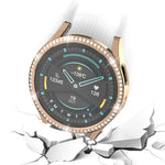 Ốp bảo vệ đồng hồ PC rỗng kim cương đơn cho Samsung Galaxy Watch 7 40mm