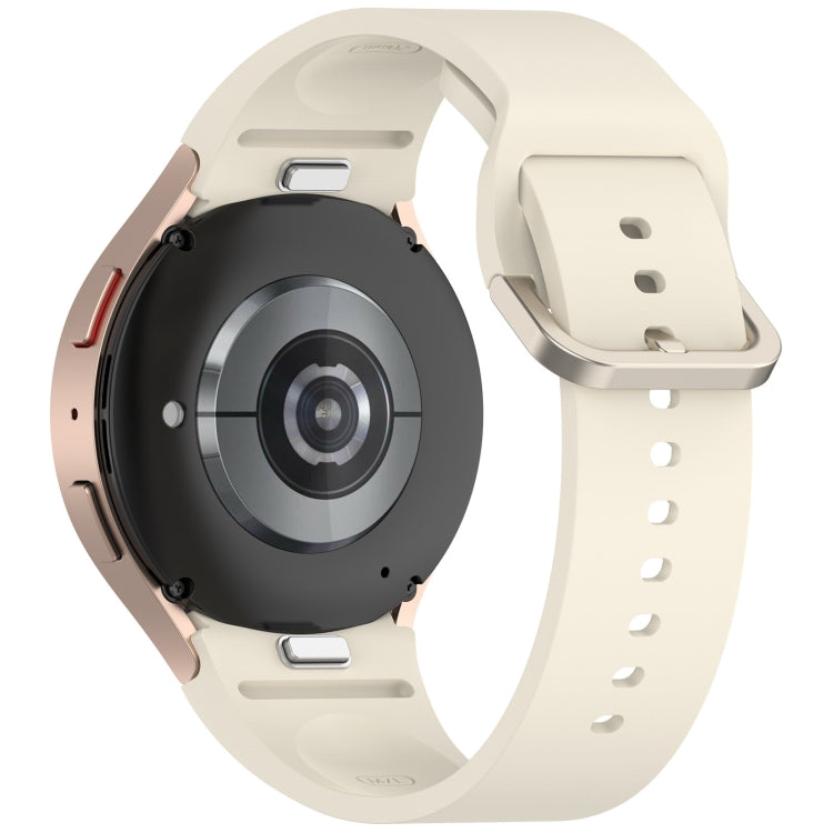 Solid Color Colorful Buckle Quick Release Silicone Watch Band, For Samsung Galaxy Watch FE 40mm, For Samsung Galaxy Watch 7 40 / 44mm