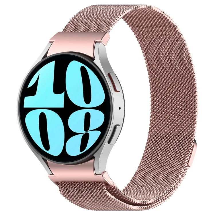 Dây đồng hồ thép không gỉ Milan khóa nam châm tháo nhanh, dành cho Samsung Galaxy Watch FE 40mm, Samsung Galaxy Watch 7 40 / 44mm