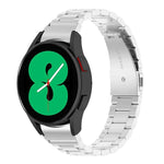 Dây đồng hồ kim loại thép không gỉ ba hạt, dành cho Samsung Galaxy Watch Ultra 47mm / Ultra 2025, Samsung Galaxy Watch FE 40mm, Samsung Galaxy Watch 7 40 / 44mm