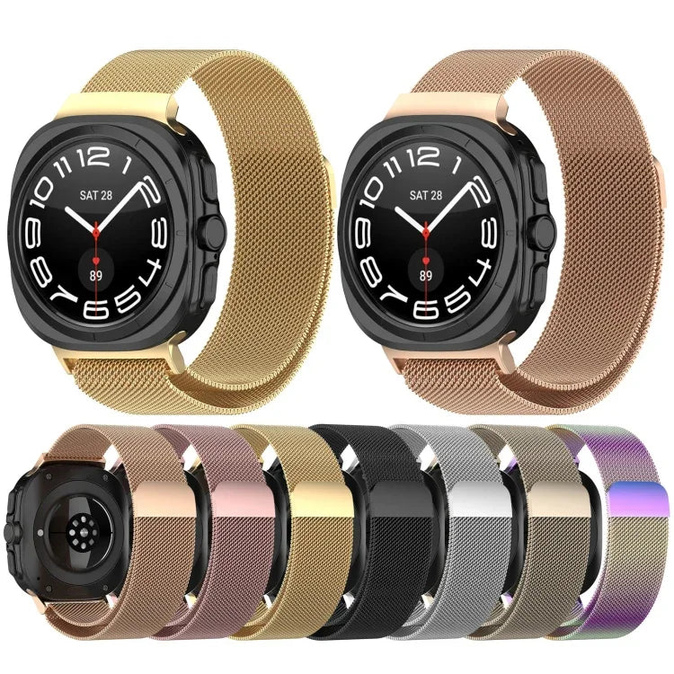 Dây đồng hồ thép kim loại từ tính Milan cho Samsung Galaxy Watch Ultra 47mm