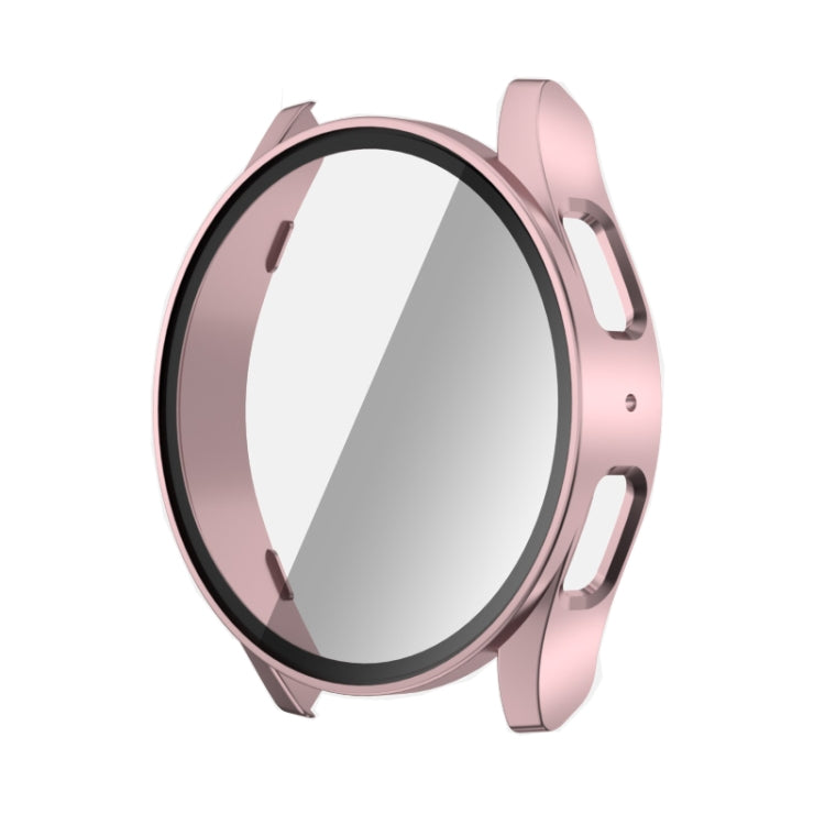 Ốp bảo vệ đồng hồ tích hợp PC + kính cường lực, dành cho Samsung Galaxy Watch 7 44mm, Samsung Galaxy Watch 7 40mm