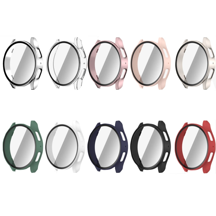 Ốp bảo vệ đồng hồ tích hợp PC + kính cường lực, dành cho Samsung Galaxy Watch 7 44mm, Samsung Galaxy Watch 7 40mm