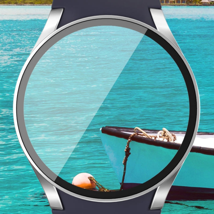 Ốp bảo vệ đồng hồ tích hợp PC + kính cường lực, dành cho Samsung Galaxy Watch 7 44mm, Samsung Galaxy Watch 7 40mm