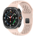 Dây đồng hồ silicone thoáng khí khóa ngược cho Samsung Galaxy Watch Ultra 47mm / Ultra 2025