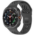 Dây đồng hồ silicone thoáng khí khóa ngược cho Samsung Galaxy Watch Ultra 47mm / Ultra 2025