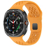 Dây đồng hồ silicone thoáng khí khóa ngược cho Samsung Galaxy Watch Ultra 47mm / Ultra 2025
