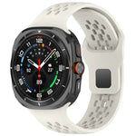 Dây đồng hồ silicone thoáng khí khóa ngược cho Samsung Galaxy Watch Ultra 47mm / Ultra 2025