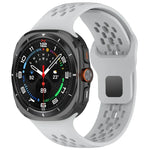 Dây đồng hồ silicone thoáng khí khóa ngược cho Samsung Galaxy Watch Ultra 47mm / Ultra 2025