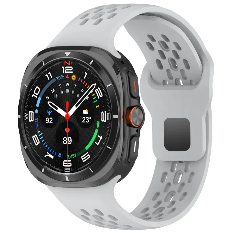 Dây đồng hồ silicone thoáng khí khóa ngược cho Samsung Galaxy Watch Ultra 47mm / Ultra 2025